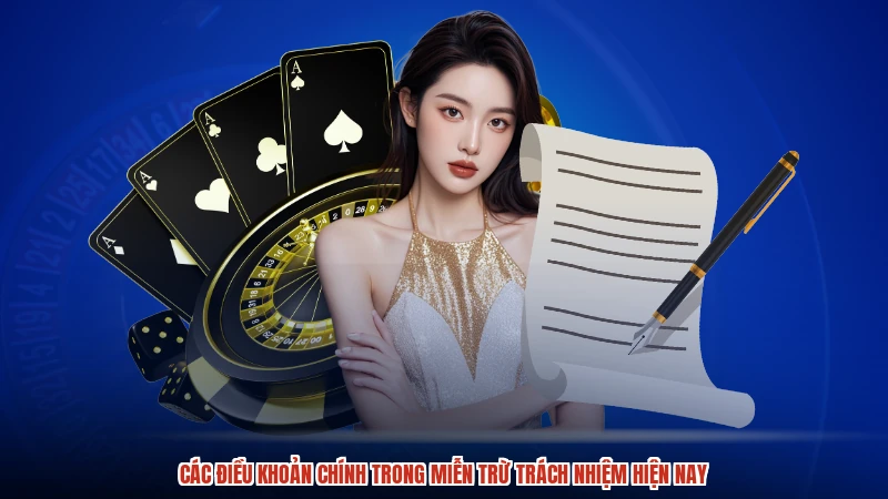 Các điều khoản chính trong miễn trừ trách nhiệm hiện nay