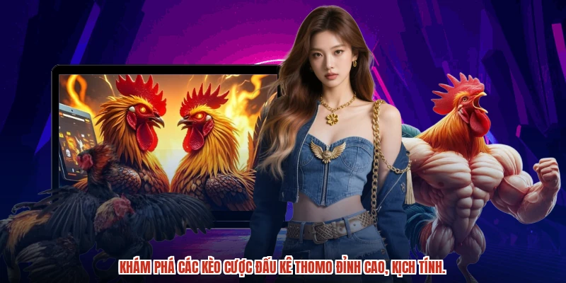 Khám phá các kèo cược đấu kê thomo đỉnh cao, kịch tính.